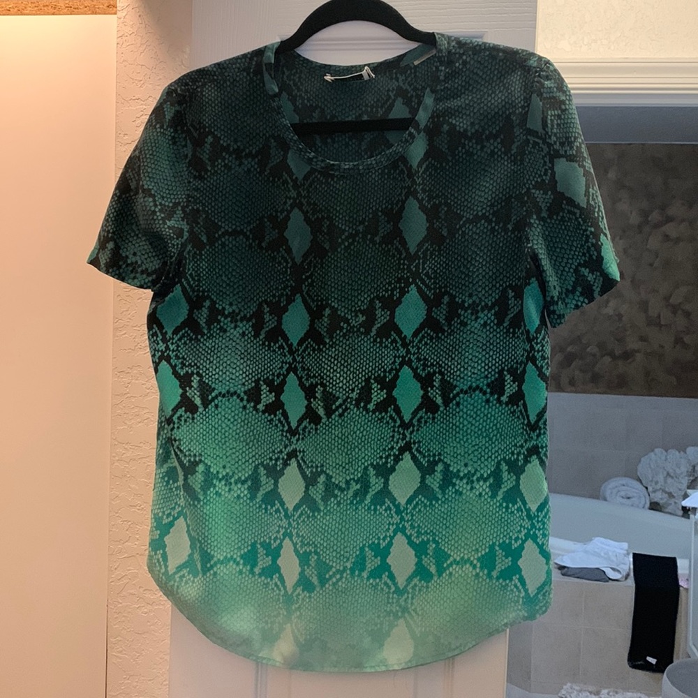 Equipment snake print top